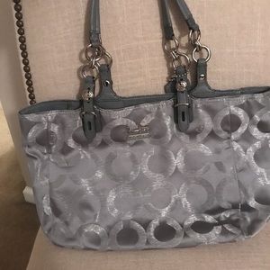 Silver Coach purse
